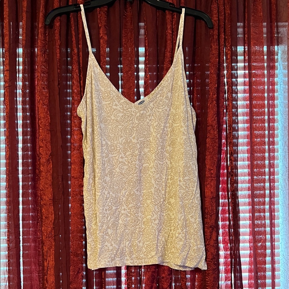 Old Navy Cream Floral Camisole